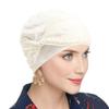 Cappello foulard a testa di croce in pizzo da donna con tessuto morbido e leggero per uso casual