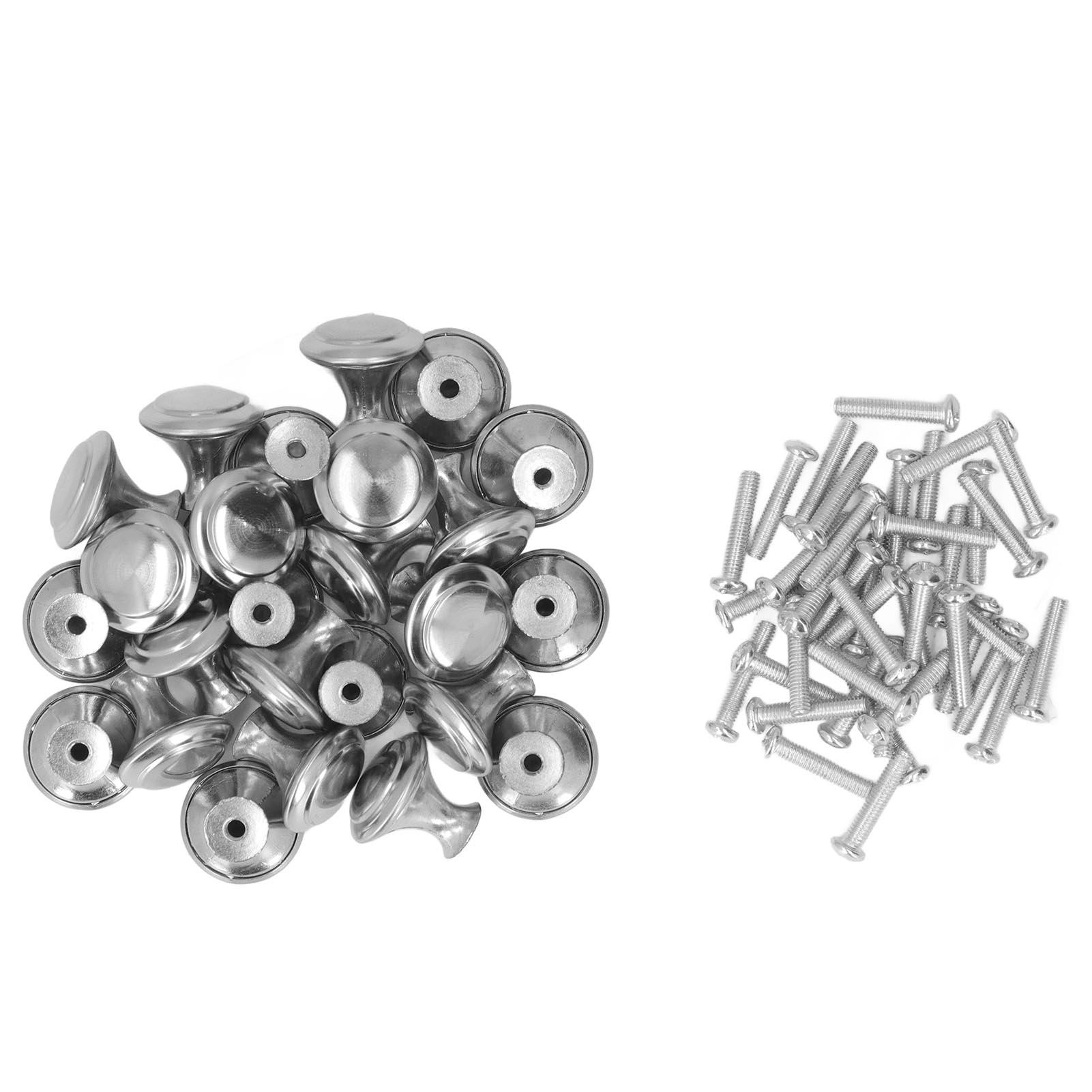 

40Pcs Round Cabinet Knobs Replaceable Rustproof Stylish Furniture Knobs for Kitchen Cabinets Furniture Doors Type 1