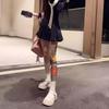 Sexy Peony Printed Tights High Waist Elastic Fake Pantyhose Nylon Female Stockings Party