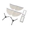 Sweeping Robot Accessory 2pcs Mopping Cloth 2pcs Filters 2pcs Side Brushes Replacement for Q8