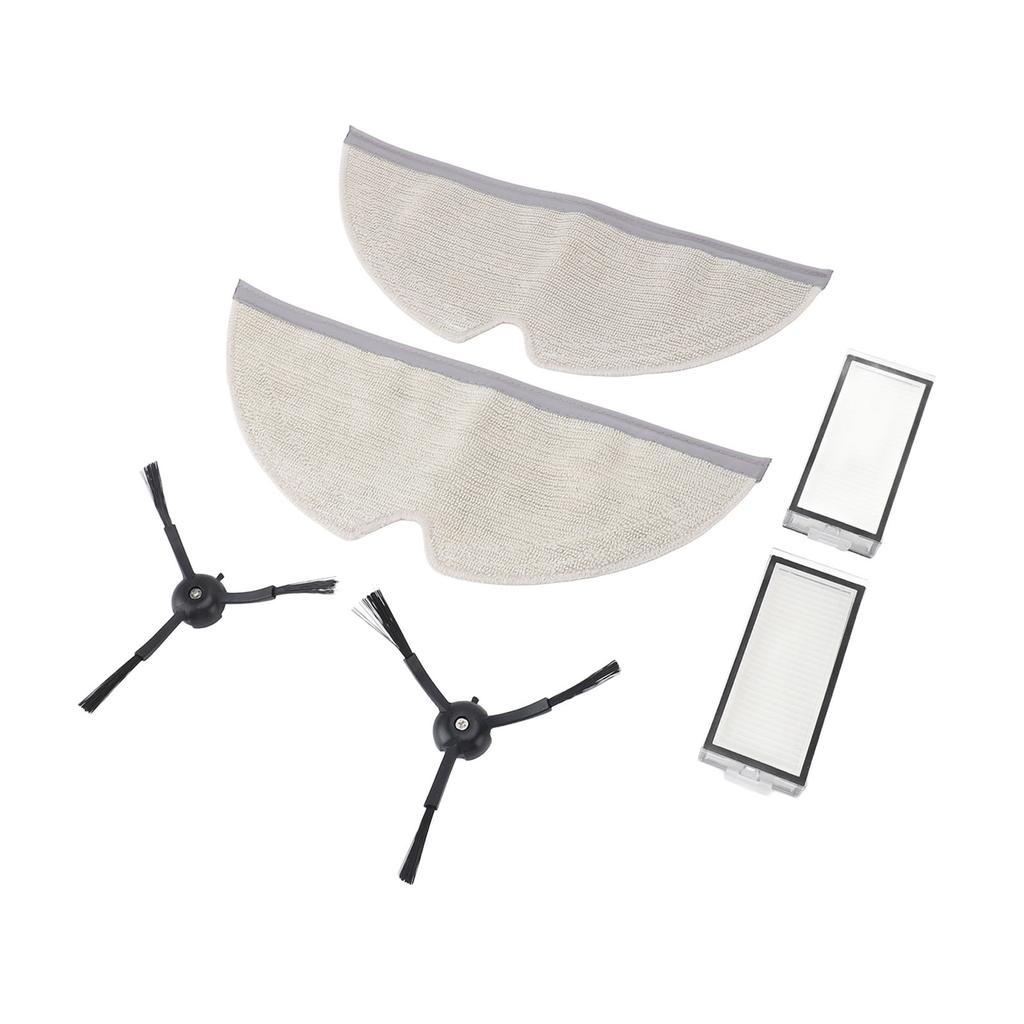 Sweeping Robot Accessory 2pcs Mopping Cloth 2pcs Filters 2pcs Side Brushes Replacement for Q8