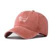 Dachshund Cotton Embroidery Vintage Dog Baseball Cap Curved Brim Casual Outdoor