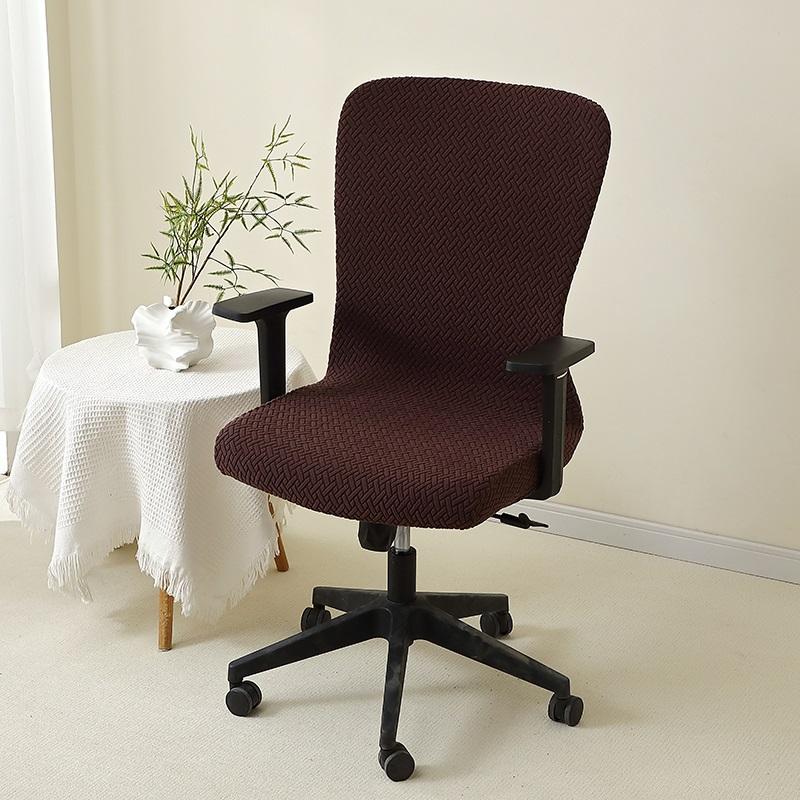 1Pc T Jacquard Office Armchair Covers Elastic Computer Chair Slipcover Lift Rotating Gaming Chair Case Funda Silla Escritorio