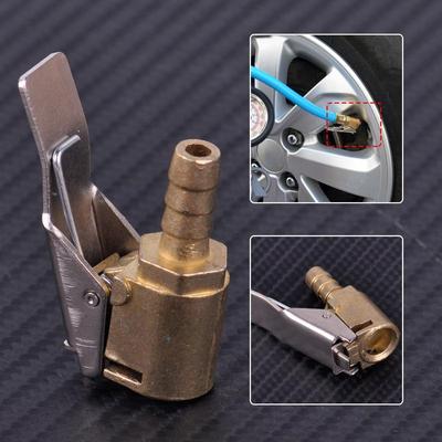 1/2 Pc Car Tyre Wheel Tire 6mm Zinc Alloy Air Chuck Inflator Pump Valve Clip Clamp Connector Adapter