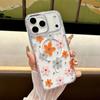 Stereoscopic Flowers Floral Clear Case For iPhone 17 Pro Max Air 16 15 Pro Max For Magsafe Wireless Charging Hard Cover Bumper