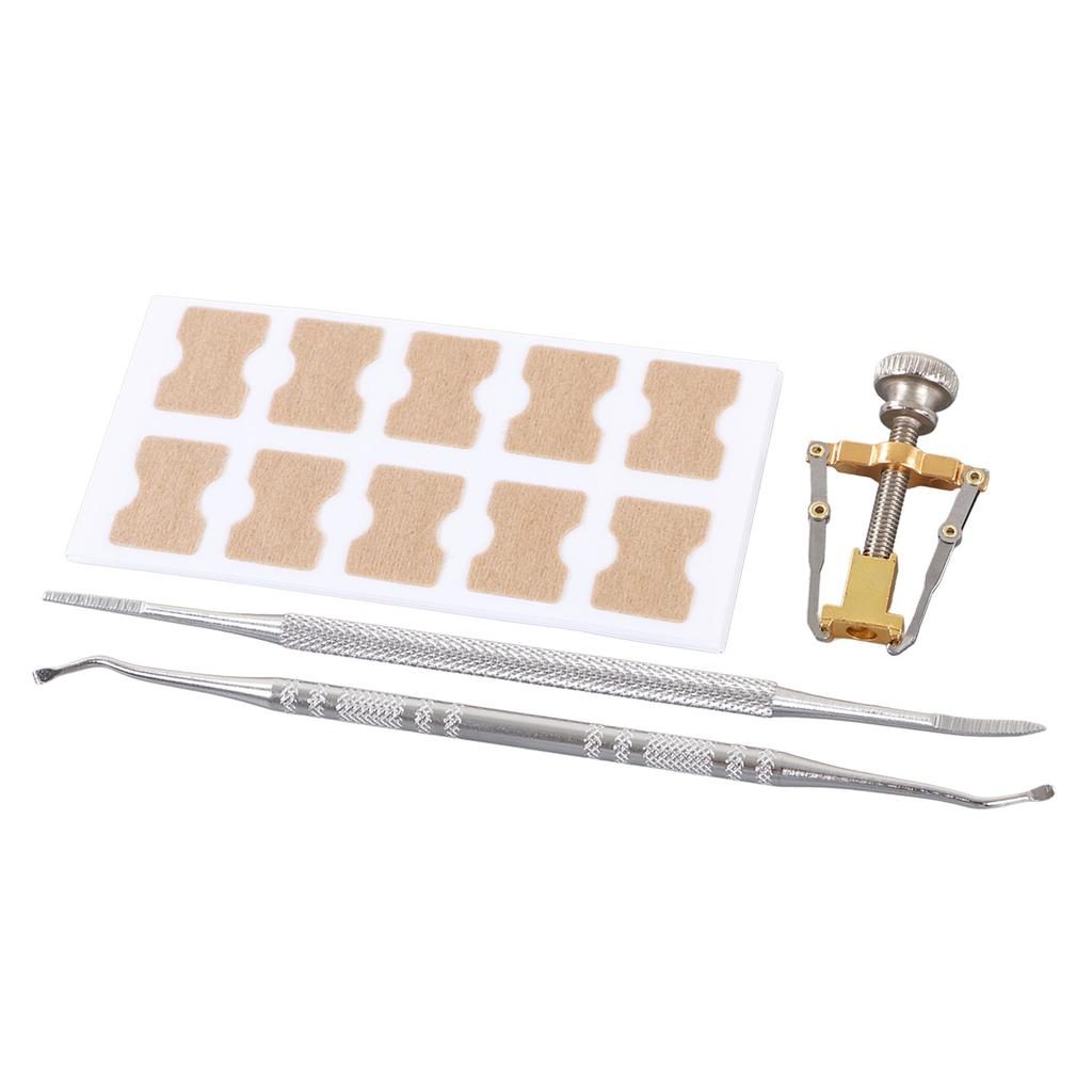 4pcs Ingrown Toenail Correction Kit Glue Free Pedicure Stainless Steel Waterproof Ingrown Toenail