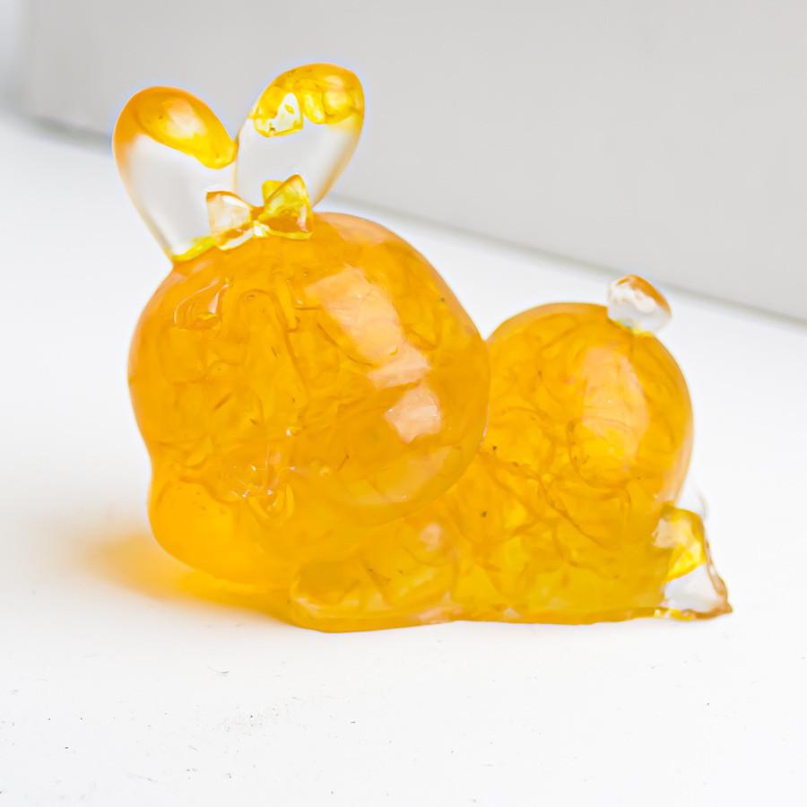 Crystal Rabbit Figurine Gift For Home Office Decor With Natural Gemstone Material