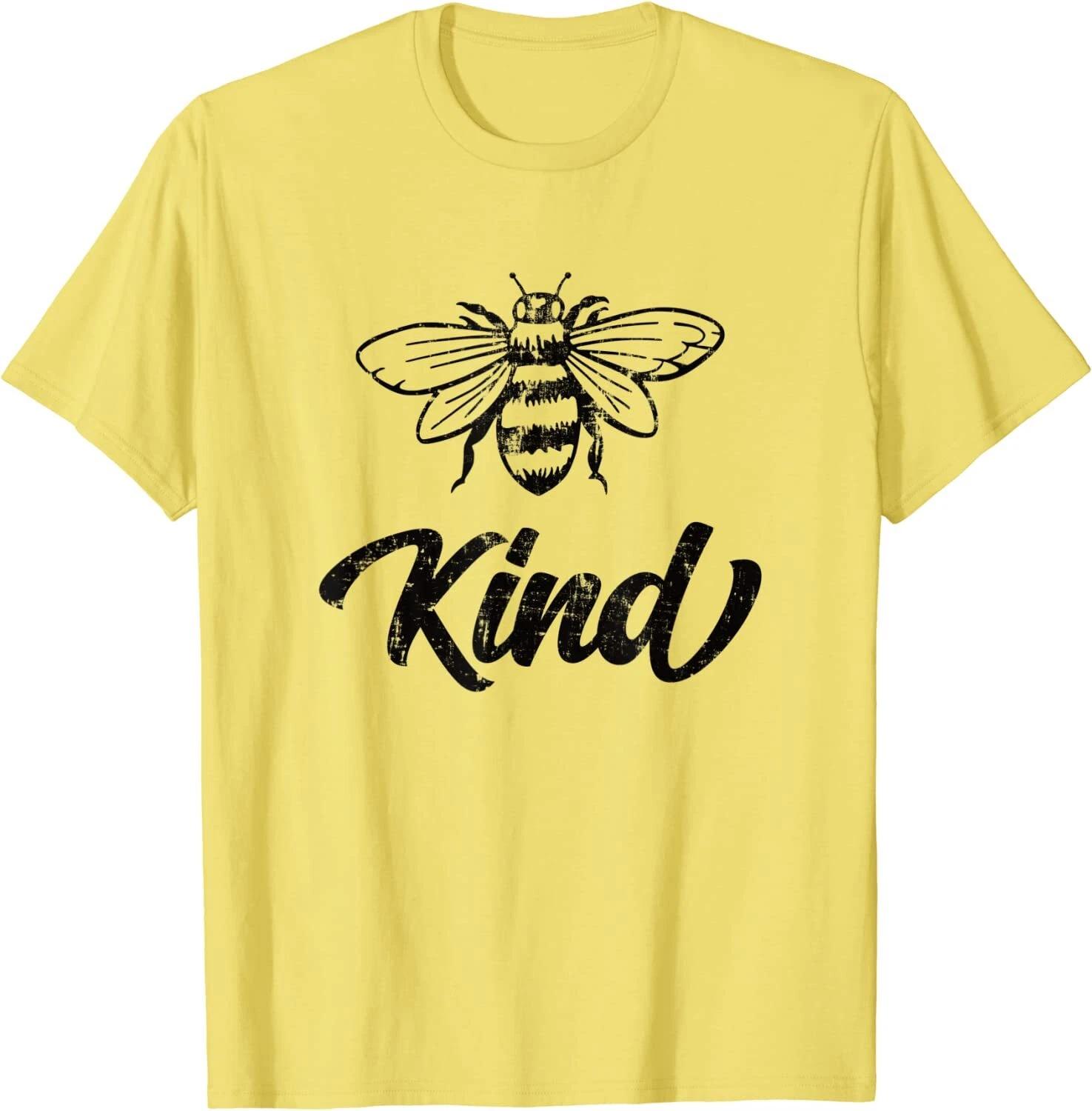 Be Kind Distressed Black Font & Bee Illustration Kindness Is A Superpower Women M