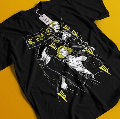 Tokyo Revengers T-Shirt Manjiro Sano Shirt Takemichi Hanagaki Tshirt Ken Hakkai
