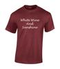 WHITE WINE and SUNSHINE MENS T SHIRT COOL HOLIDAY CLOTHING SUMMER CASUAL TOP