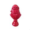 Santa Half Body Figurine Christmas Decoration Gift Red Collectible Sculpture Crafts for Apartment