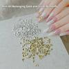 50Pcs Mini Butterfly Nail Art Charms 3D Metal Silver/Gold Diamond Butterfly Nail Art Decoration Diy Nail Accessories