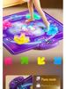 Girls' Musical Dancing Mat – Kids' Fitness Challenge and Puzzle Jump Pad