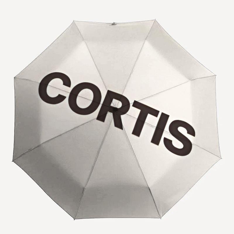 1 Stück Cortis, K-Pop Automatischer Regenschirm mit 8 Speichen, Kompaktes Design, Faltbar & Tragbar für Freizeit im Freien, Täglichen Gebrauch - Ideales Geschenk für Freunde und Familie
