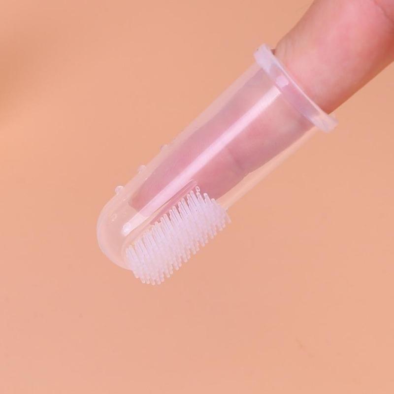 1 Pcs Baby Finger Toothbrush, Teeth Brush Soft, Baby Cleaner, Teeth Training Products