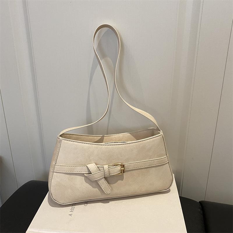 Simple Texture Underarm Bag, Fashionable Crossbody Bag, Niche Design Casual Bag