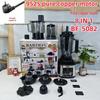 High-Speed Stainless Steel 6-in-1 Blender Juicer and Meat Grinder for North America & Europe