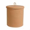 Lidded Rope Container With Lid Cotton Decorative for Bathroom,