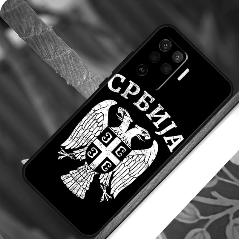 Flagge von Serbien Serbisch für OPPO A58 A78 A98 A54 A74 A94 A16 A76 A96 A5 A9 A52 A72 A79 A53S A15 A17 A57 A77 Fall