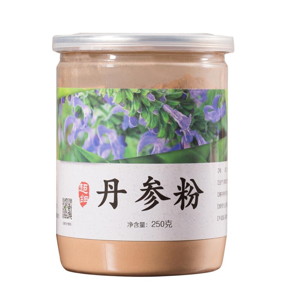 Organic Wild Danshen Root Powder 250g Herbal Salvia for Energy Wellness Tea 01