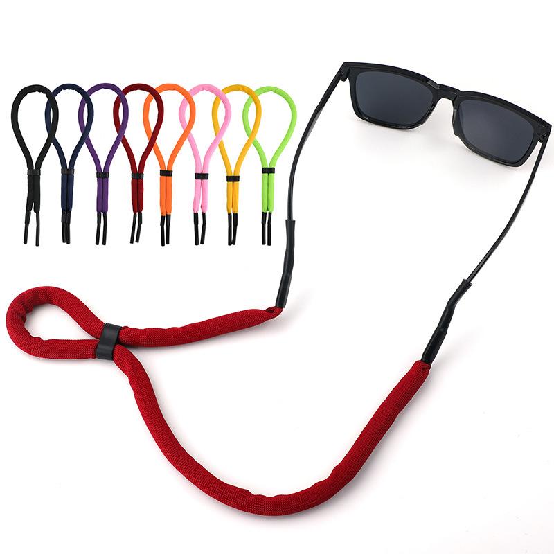 4Pcs Floating Sports Glasses Strap Holder Anti Slip Glasses Cord Rope Adjustable Outdoor Water Eyeglasses Women Chain Retainer