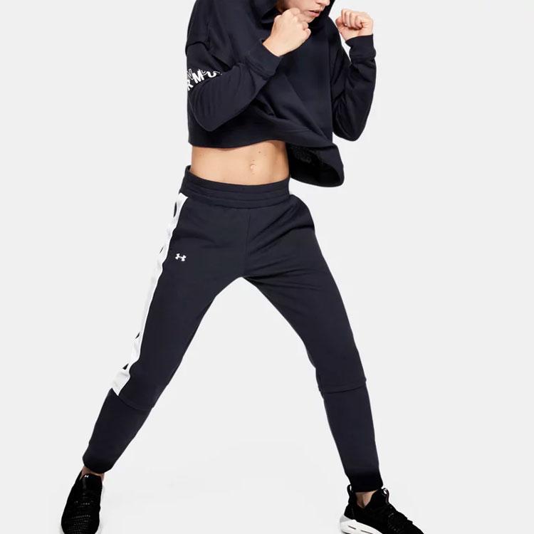 Under Armour Terry Training Hoodie Women Hoodies Black 1351806-001