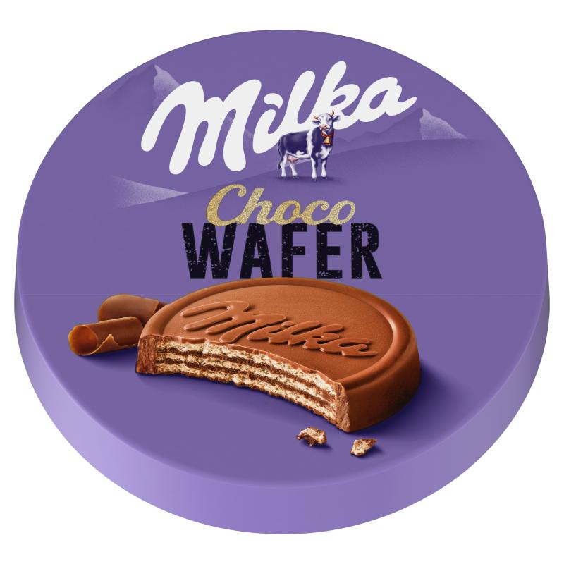 Milka Choco Wafel Wafel met cacaocrème omhuld met melkchocolade 30 g