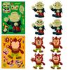 6 Photos/package Halloween Face Change Stickers Holiday Character Puzzle Stickers Children's Fun Halloween Stickers