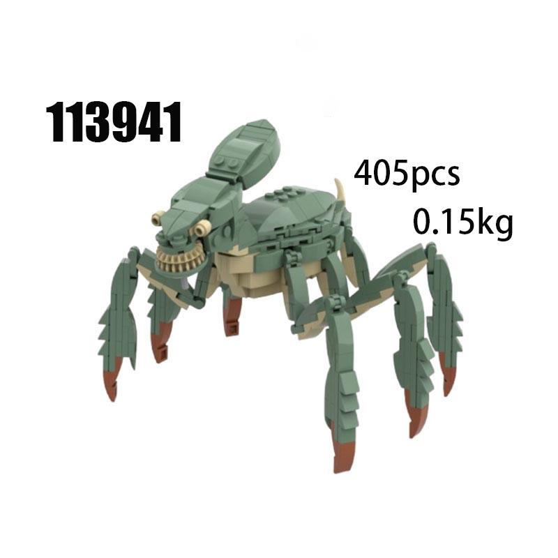 MOC-114029 113941 Movie Space Crustacean Monster Arklay Monster War Building Blocks Creative Building Model Assembly DIY Brick