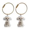 Pet Hair Collector Keepsakes Keychain Box For Dog Cats And Small Animals Furs Storage Container With Easy To Open Design