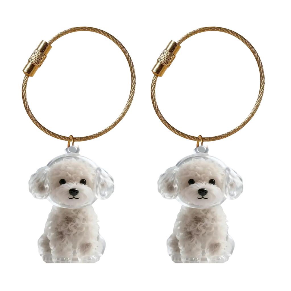 Pet Hair Collector Keepsakes Keychain Box For Dog Cats And Small Animals Furs Storage Container With Easy To Open Design