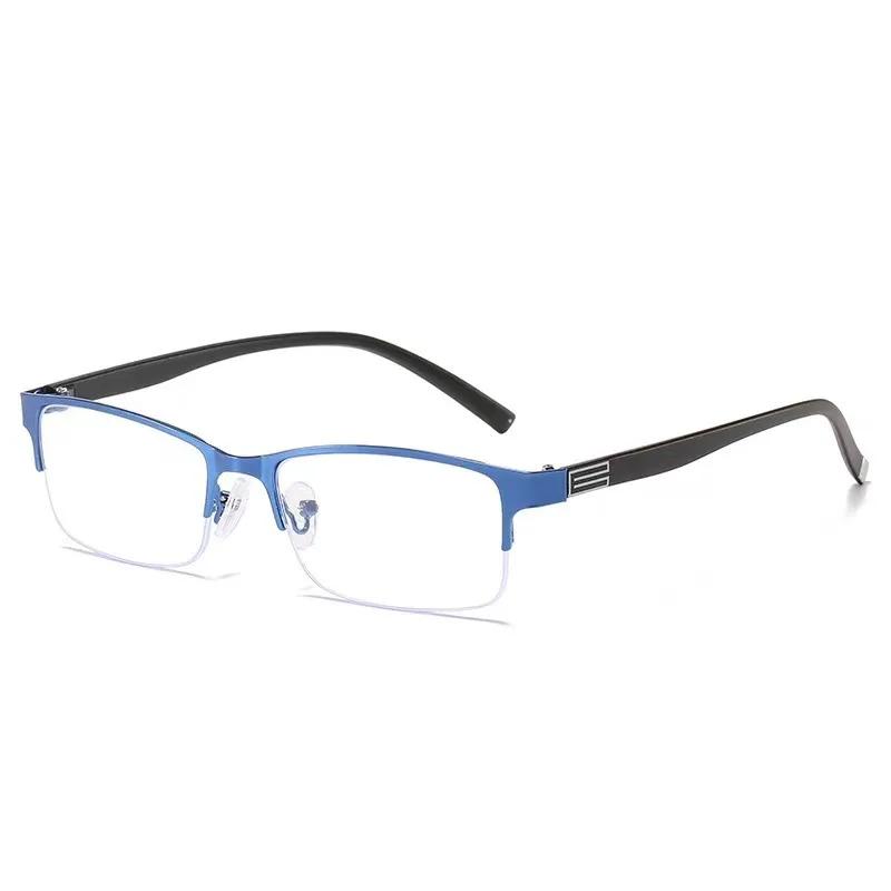 Half Metal Frame Nearsighted Glasses Unisex Myopia 0  -1 -1.5 -2 -2.5 -3 -4 -5 -6  Finished Products Number Degrees Glasses