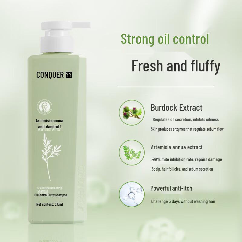 Conquer Artemisia Oil Control & Anti-Dandruff Shampoo