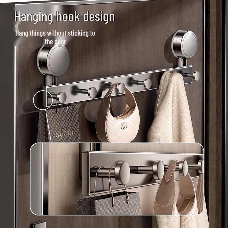Punch-Free Aluminum Wall Hooks