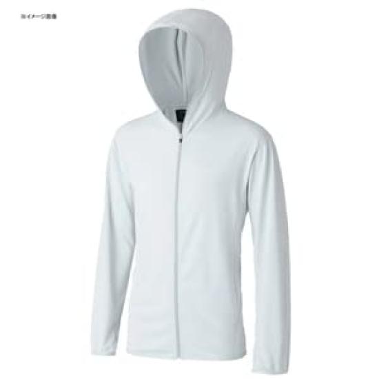 SHIMANO Sun Protection Zip Up Parka M Light Blue