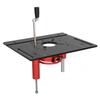 Router Lift Manuelles Heben Router Lift System Kit Router Tischsäge Einsatz Grundplatte Schwarz