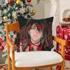 Virtual Anchor VVox Akuma Singer Pillow Case Silky Short Plush With Invisible Zipper Dustproof Sofa Cushion Cover