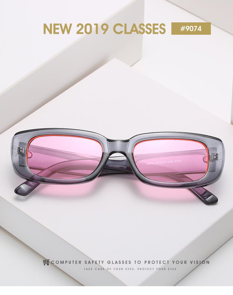 2020 Trendy European & American Square Frame Sunglasses for Women - Fashion Personality Style 95004