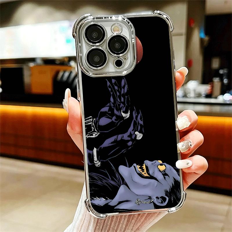 N-Notes D-Deaths Anime Ryuk Soft Phone Case For iPhone 15 16 17 Air 14 Pro Max 16E Plus 13 12 Mini Plating Anti-Fall Fundas