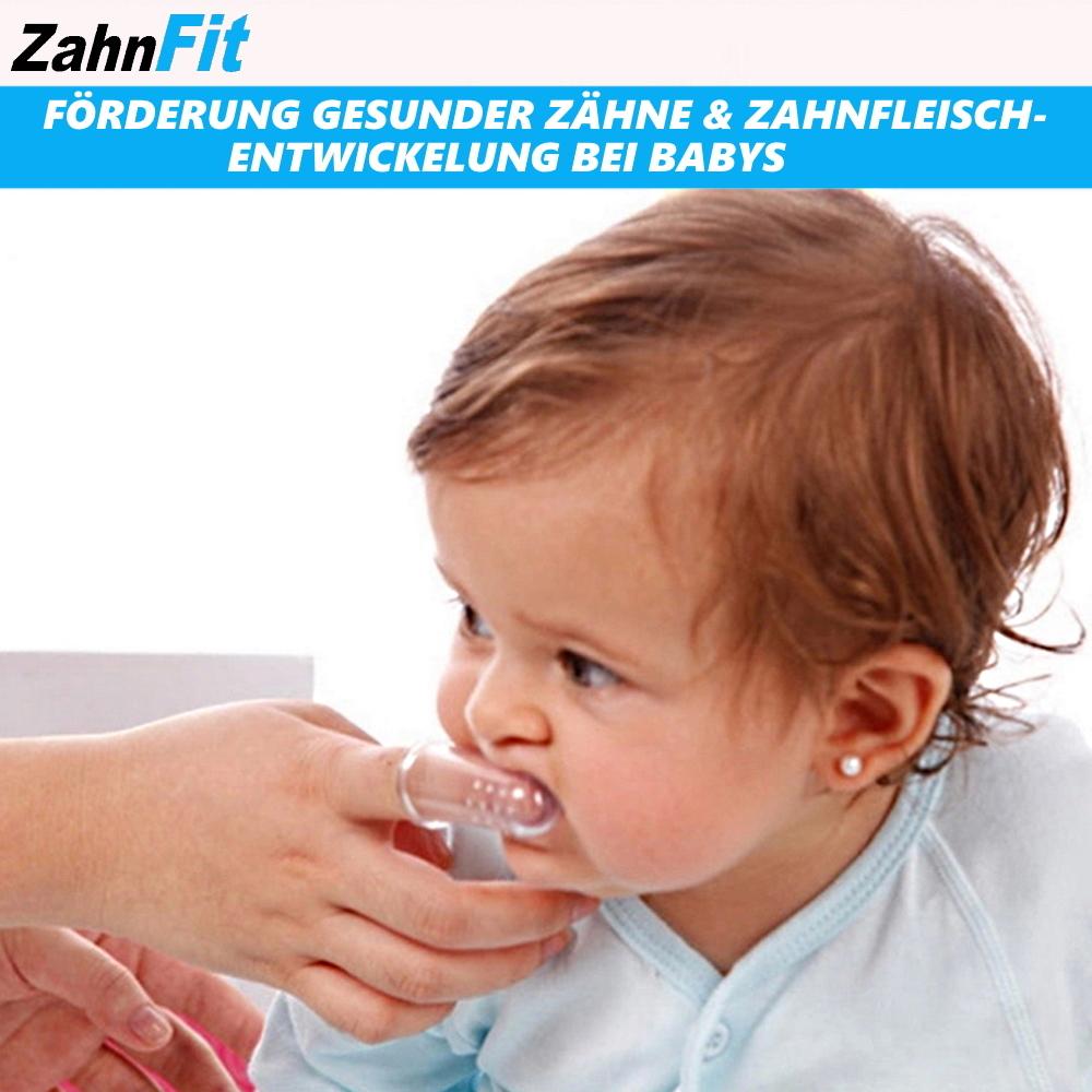 ZahnFit Baby Toothbrush Finger Toothbrush Children's Dental Care 0-24 Months [3 Pieces]