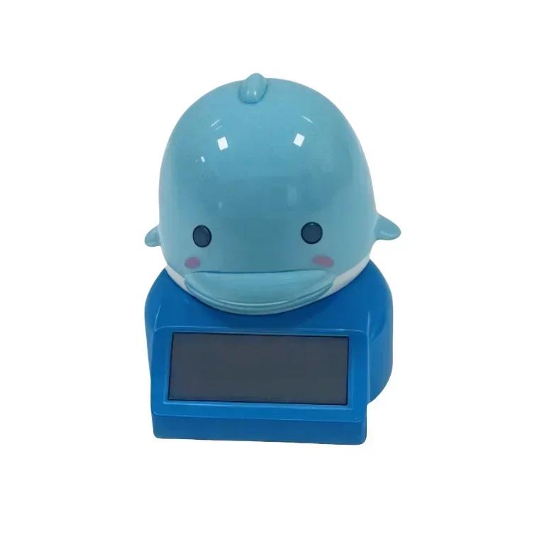 Heta Nya Solenergi Bilinteriör Prydnader Djur Docka Figur Gunga Skaka Modellbil Instrumentbräda Dekoration Roliga Semestergåvor