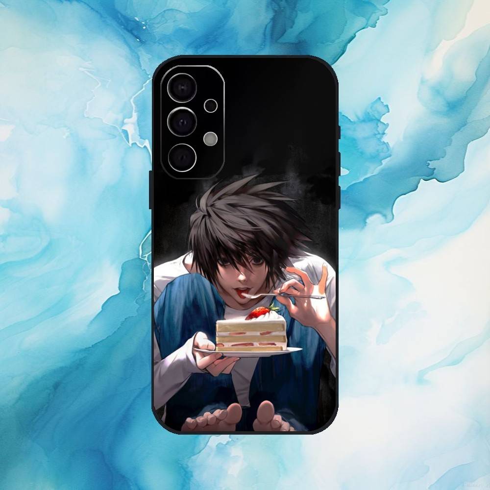 D-Death Note Anime Phone Case For Samsung S25,S24,S21,S22,S23,S30,Ultra,S20,Plus,Fe,Lite,Note,10,9,5G Black Cover