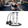 Counting Jumping Rope Black Weighted Handle Intelligent Counting Skipping Rope for Fitness
