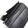 Great BVLGARI Purse Oct OCTO Logo embossed bifold wallet long wallet leather  Used