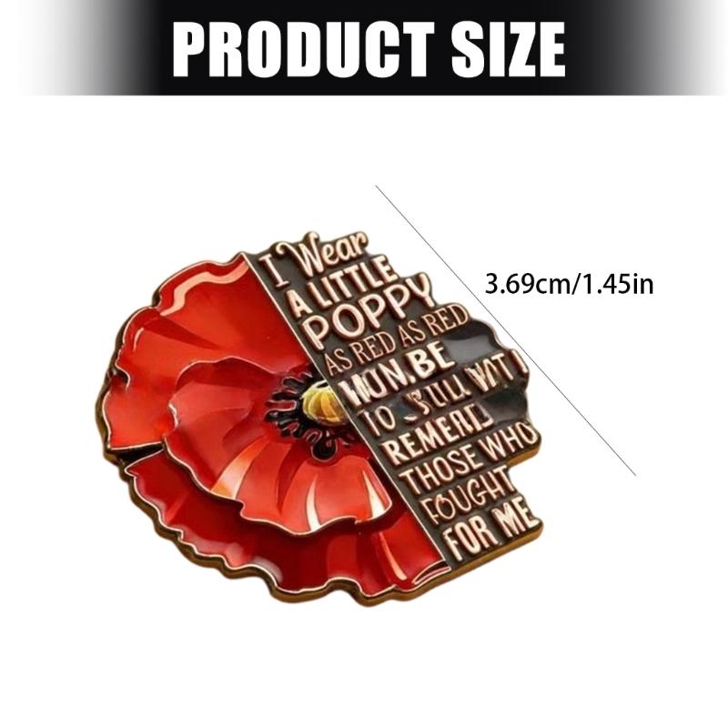 Flower Shaped Brooch Premium Metallic Finish Enamel Coating Versatile Accessory for Everyday Elegances