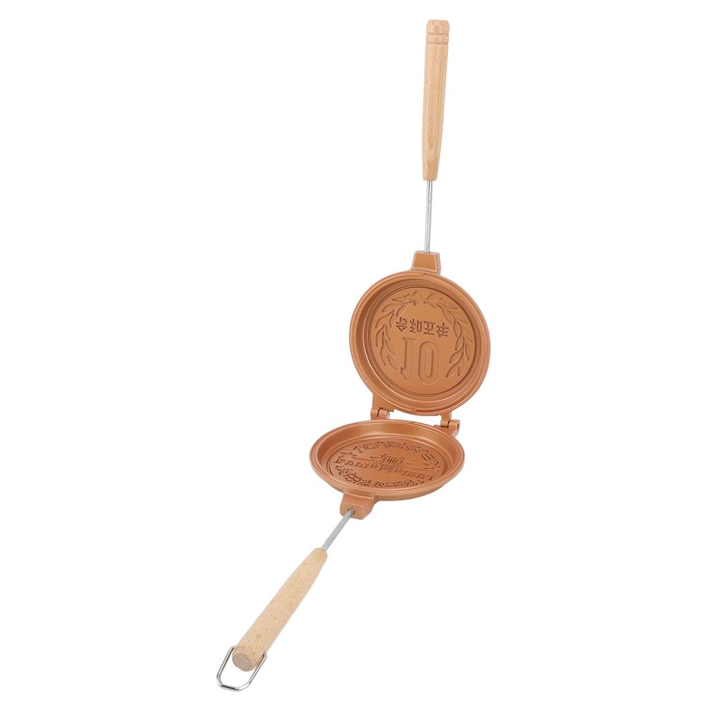 Sandwich Baking Tray Non Stick Even Heating Detachable Handle Pancake Frying Pan for Toast