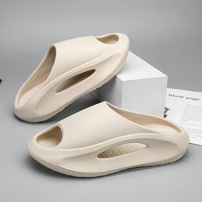 Summer Cool EVA Men's Shoes Thick Sole Non-slip Sneaker Slippers Men Outdoor Casual Flat Sandals Soft-soled Couple Home Slippers
