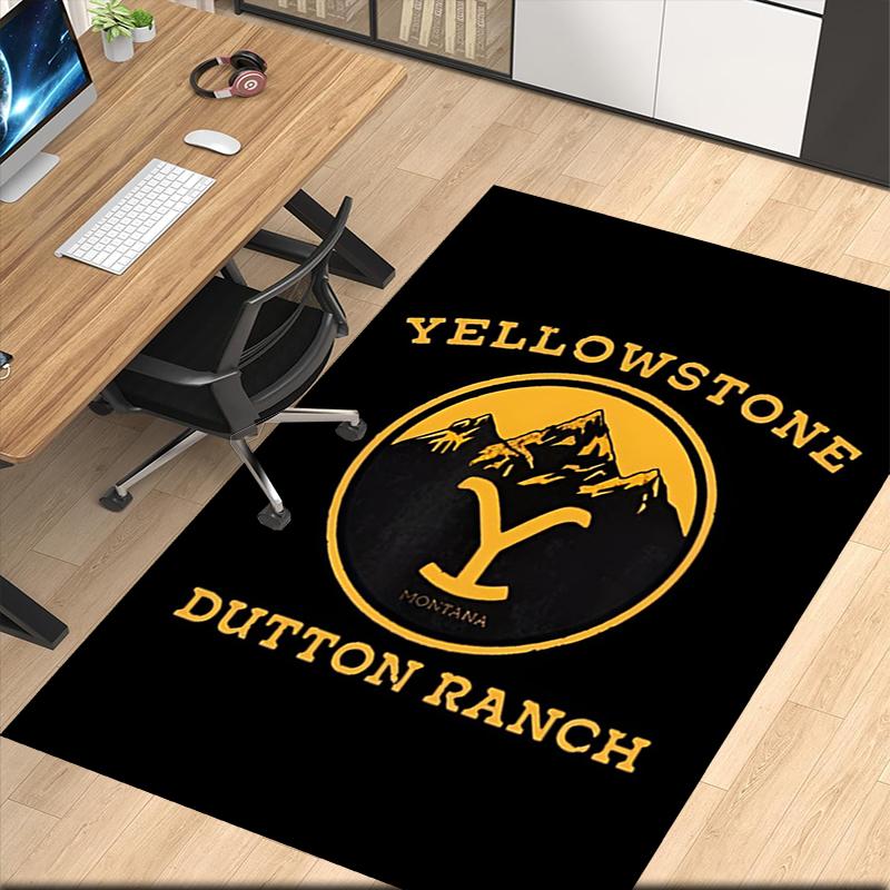 Yellowstone Printed Carpetrugfor Office Chair Living Room Bedroom Kitchen Room Decor Gifts