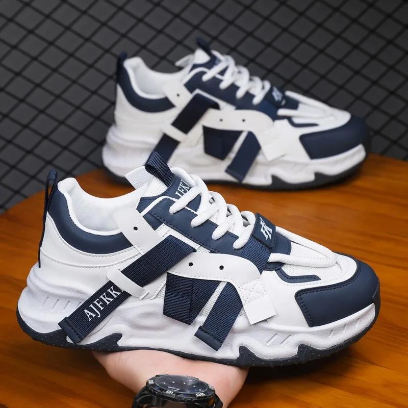 Men Sneakers Spring Autumn High Quality Hiking Designer Running Trainers High Top Stylish Platform Athletic Zapatos Para Hombres
