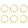 2/5/10Pcs Alloy Spray Painted Open Ring Spring Buckle Clasps For Key Bag Accessories